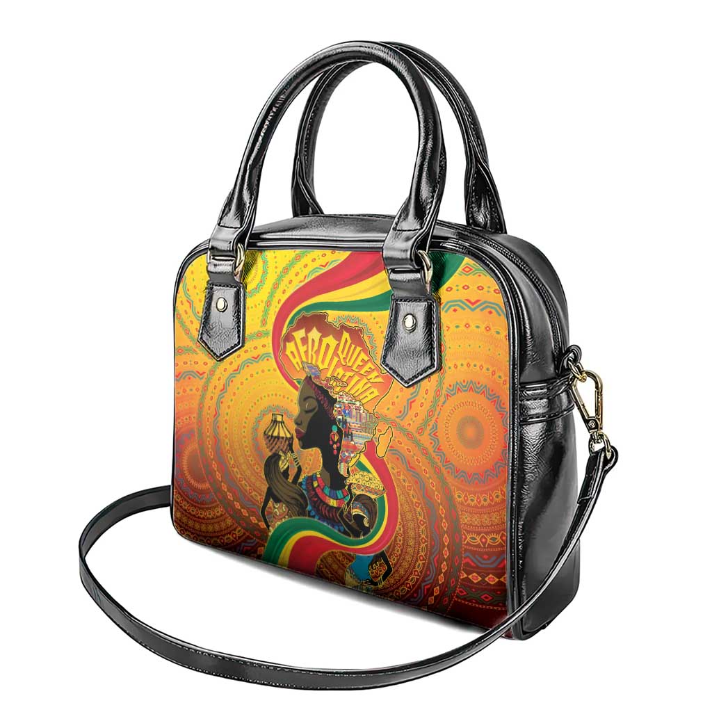 Afro Latina Queen Shoulder Handbag The Beauty Of Black Women - African Pride