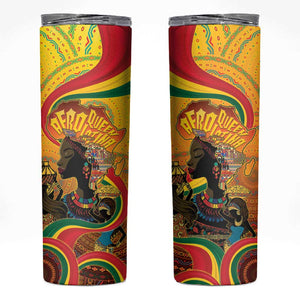 Afro Latina Queen Skinny Tumbler The Beauty Of Black Women - African Pride