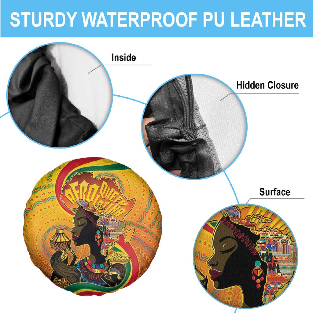 Afro Latina Queen Spare Tire Cover The Beauty Of Black Women - African Pride