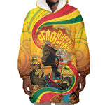Afro Latina Queen Wearable Blanket Hoodie The Beauty Of Black Women - African Pride