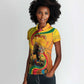 Afro Latina Queen Women Polo Shirt The Beauty Of Black Women - African Pride