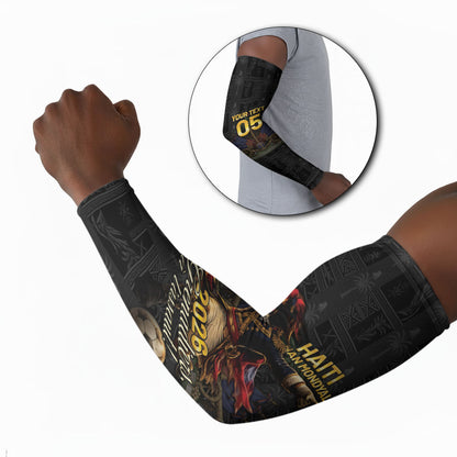 Custom Haiti Football 2026 Arm Sleeves Haiti Nan Mondyal