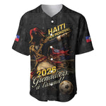Custom Haiti Football 2026 Baseball Jersey Haiti Nan Mondyal