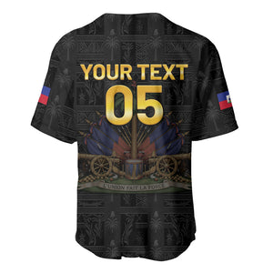 Custom Haiti Football 2026 Baseball Jersey Haiti Nan Mondyal
