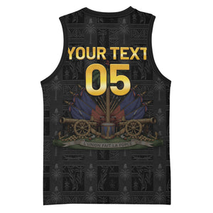 Custom Haiti Football 2026 Basketball Jersey Haiti Nan Mondyal