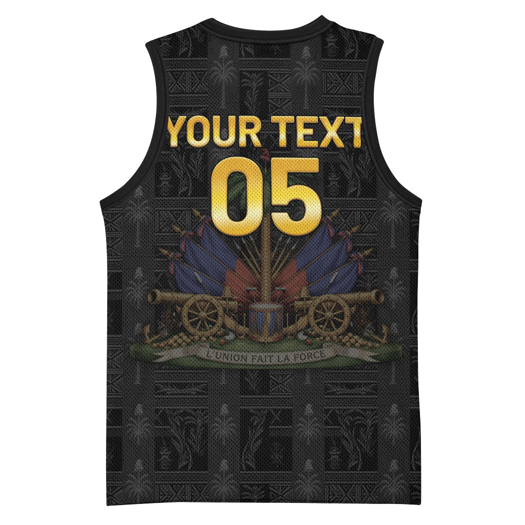 Custom Haiti Football 2026 Basketball Jersey Haiti Nan Mondyal