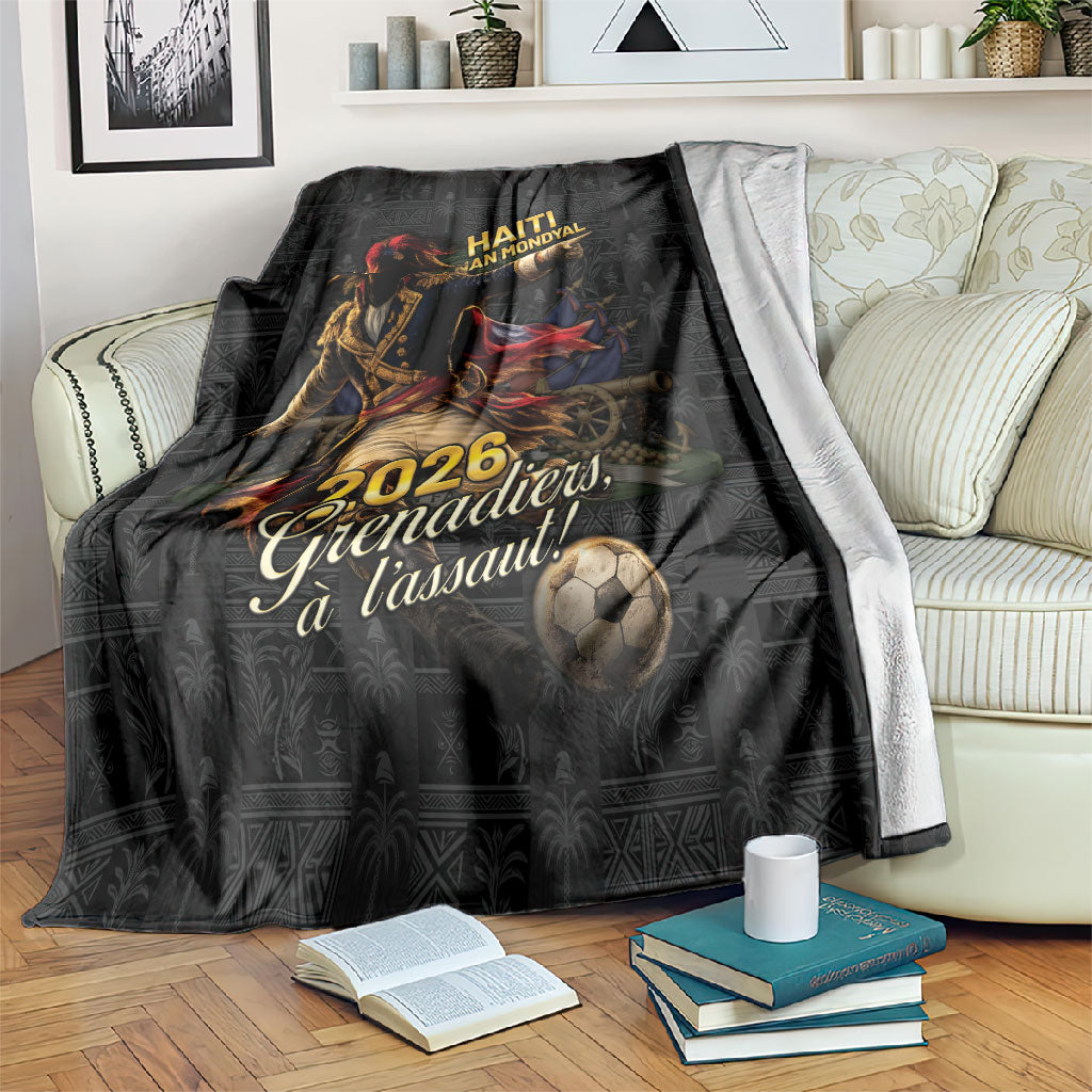 Haiti Football 2026 Blanket Haiti Nan Mondyal