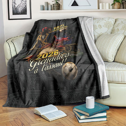 Haiti Football 2026 Blanket Haiti Nan Mondyal