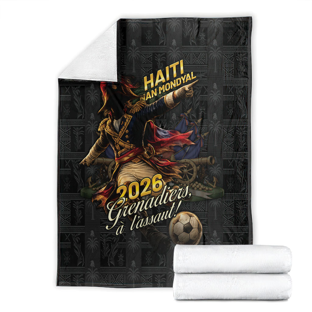 Haiti Football 2026 Blanket Haiti Nan Mondyal