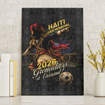 Haiti Football 2026 Canvas Wall Art Haiti Nan Mondyal