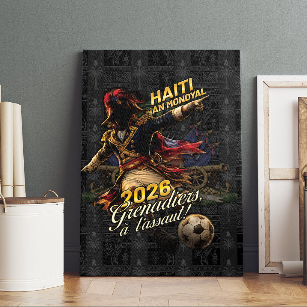 Haiti Football 2026 Canvas Wall Art Haiti Nan Mondyal
