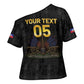 Custom Haiti Football 2026 Cross Shoulder Shirt Haiti Nan Mondyal