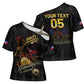 Custom Haiti Football 2026 Cross Shoulder Shirt Haiti Nan Mondyal