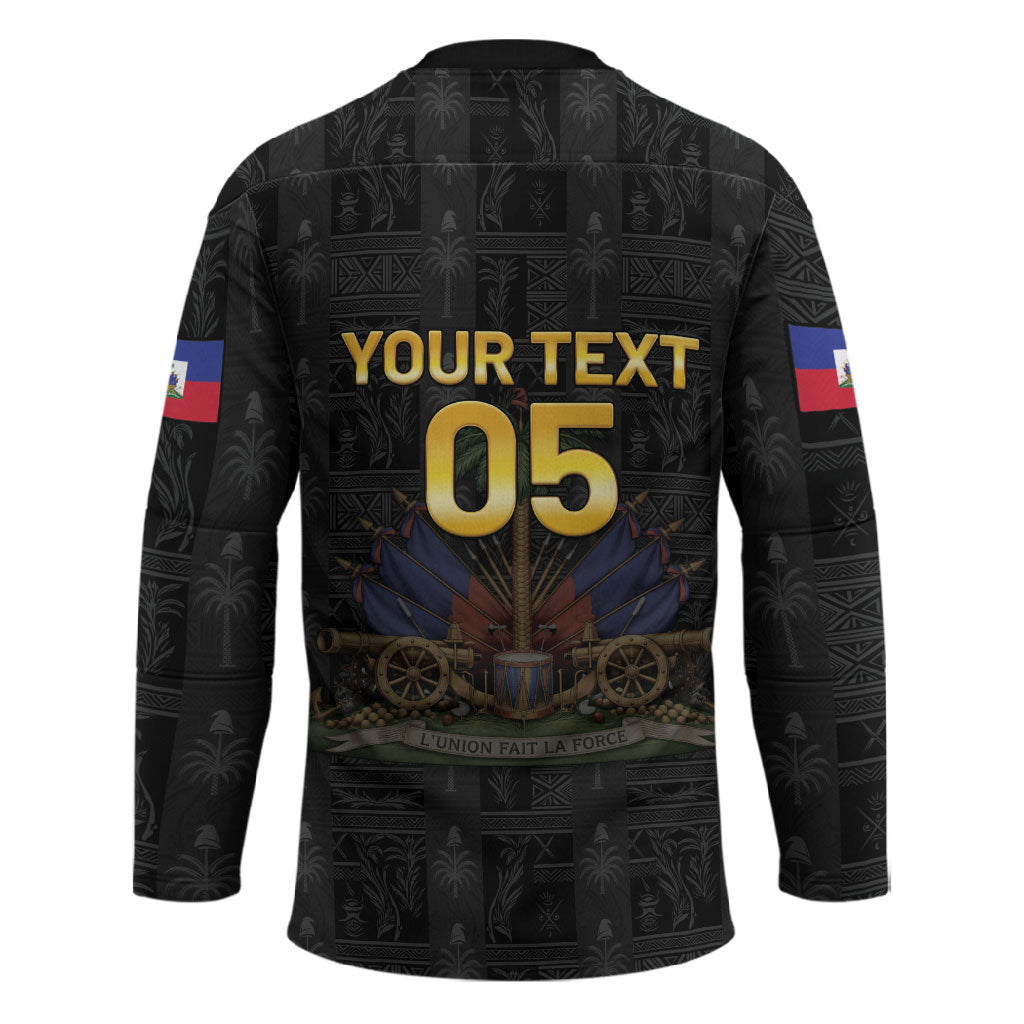 Custom Haiti Football 2026 Hockey Jersey Haiti Nan Mondyal