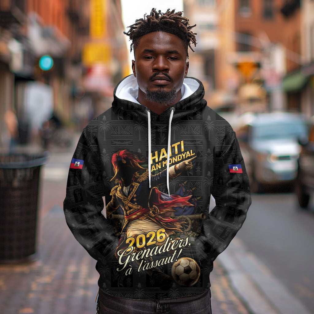 Custom Haiti Football 2026 Hoodie Haiti Nan Mondyal