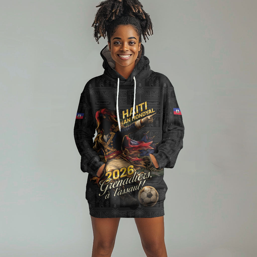 Custom Haiti Football 2026 Hoodie Dress Haiti Nan Mondyal