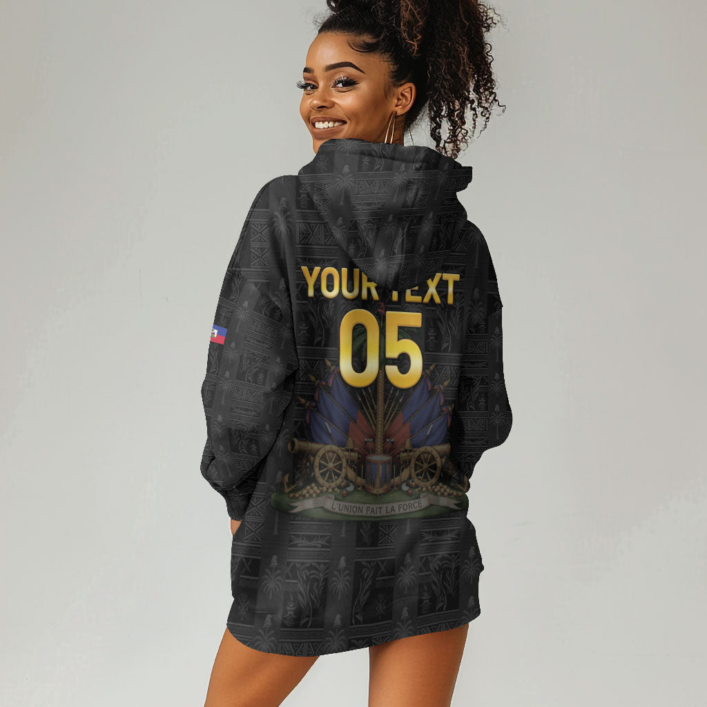 Custom Haiti Football 2026 Hoodie Dress Haiti Nan Mondyal