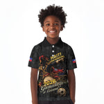 Custom Haiti Football 2026 Kid Polo Shirt Haiti Nan Mondyal