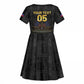 Custom Haiti Football 2026 Kid Short Sleeve Dress Haiti Nan Mondyal