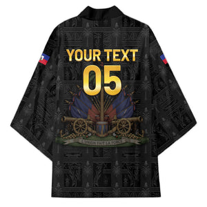 Custom Haiti Football 2026 Kimono Haiti Nan Mondyal