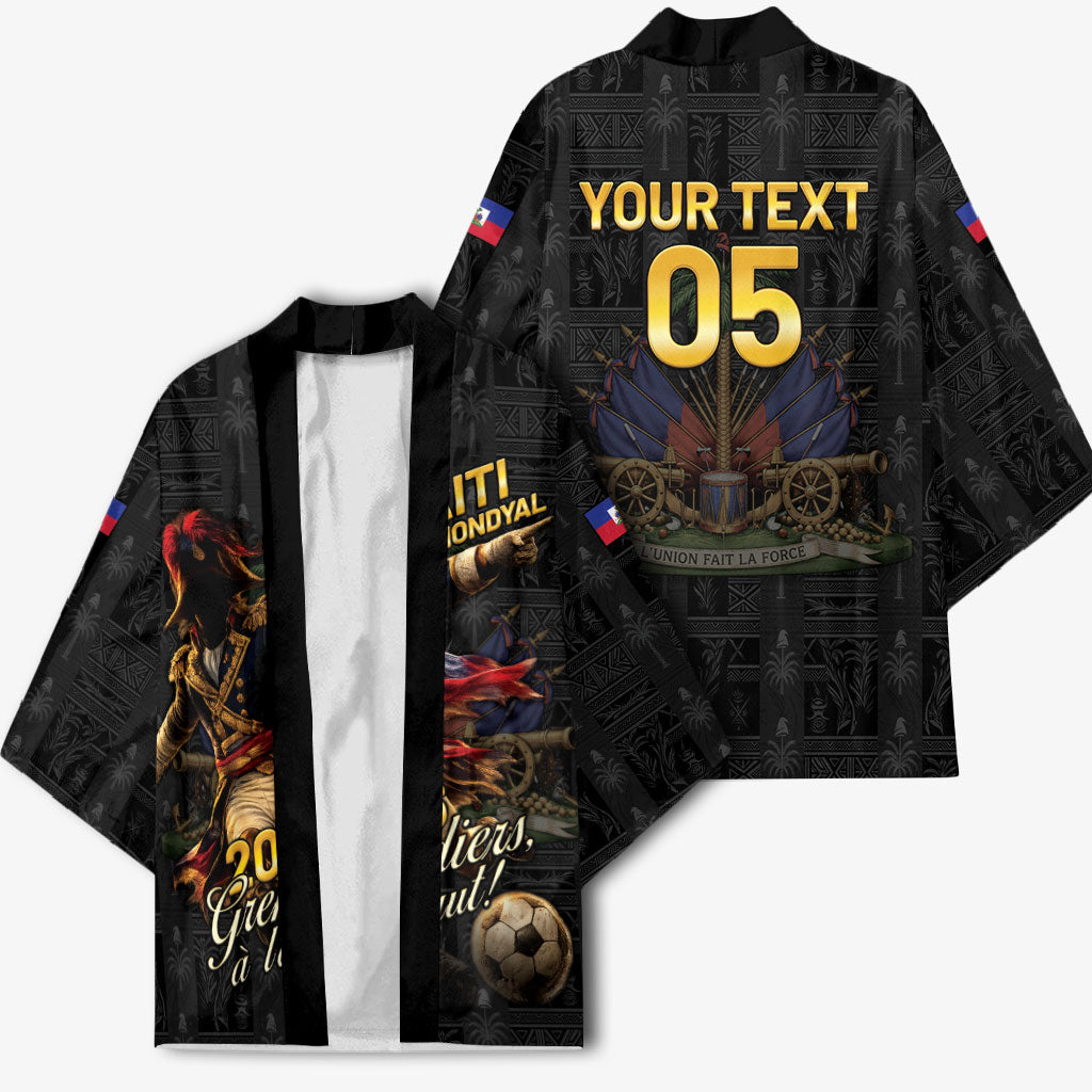 Custom Haiti Football 2026 Kimono Haiti Nan Mondyal