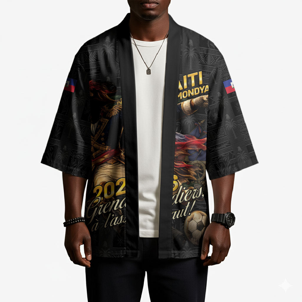 Custom Haiti Football 2026 Kimono Haiti Nan Mondyal
