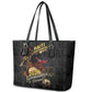 Haiti Football 2026 Leather Tote Bag Haiti Nan Mondyal