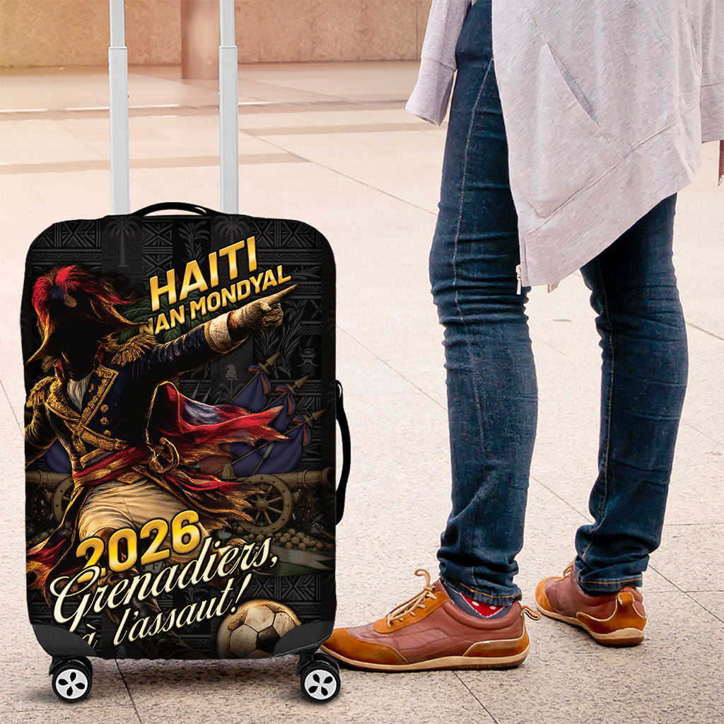 Haiti Football 2026 Luggage Cover Haiti Nan Mondyal