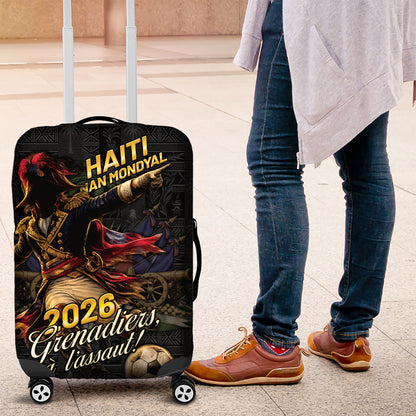 Haiti Football 2026 Luggage Cover Haiti Nan Mondyal