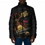 Custom Haiti Football 2026 Padded Jacket Haiti Nan Mondyal