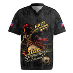 Custom Haiti Football 2026 Rugby Jersey Haiti Nan Mondyal