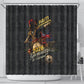 Haiti Football 2026 Shower Curtain Haiti Nan Mondyal