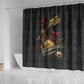 Haiti Football 2026 Shower Curtain Haiti Nan Mondyal