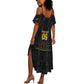 Custom Haiti Football 2026 Summer Maxi Dress Haiti Nan Mondyal