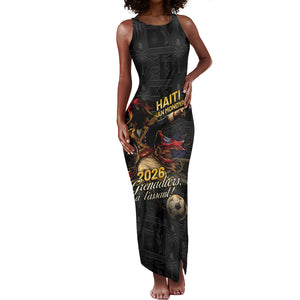 Custom Haiti Football 2026 Tank Maxi Dress Haiti Nan Mondyal