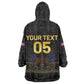 Custom Haiti Football 2026 Wearable Blanket Hoodie Haiti Nan Mondyal
