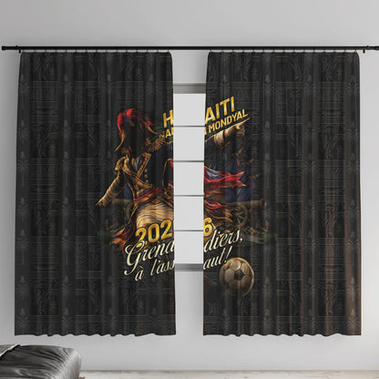 Haiti Football 2026 Window Curtain Haiti Nan Mondyal