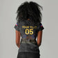 Custom Haiti Football 2026 Women V-Neck T-Shirt Haiti Nan Mondyal