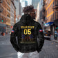 Custom Haiti Football 2026 Zip Hoodie Haiti Nan Mondyal