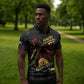 Custom Haiti Football 2026 Zipper Polo Shirt Haiti Nan Mondyal