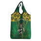 South Africa Rugby 2024 Grocery Bag Go Bokke African Pattern