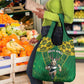 South Africa Rugby 2024 Grocery Bag Go Bokke African Pattern