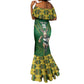 Custom South Africa Rugby 2024 Mermaid Dress Go Bokke African Pattern
