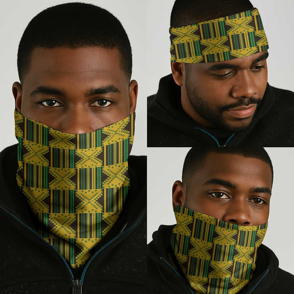 South Africa Rugby 2024 Neck Gaiter Go Bokke African Pattern - African Pride