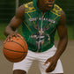Custom South Africa Rugby 2024 Sleeveless Zip Hoodie Go Bokke African Pattern - African Pride