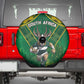 South Africa Rugby 2024 Spare Tire Cover Go Bokke African Pattern