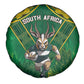 South Africa Rugby 2024 Spare Tire Cover Go Bokke African Pattern