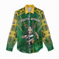Custom South Africa Rugby 2024 Women Casual Shirt Go Bokke African Pattern LT05