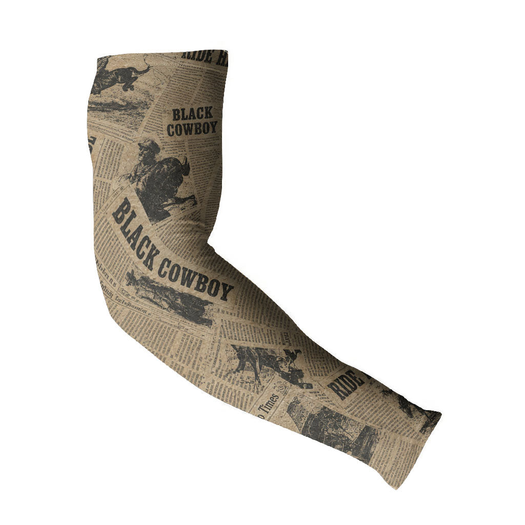 Black Cowboy Arm Sleeves Western Rodeo Melanin Black History