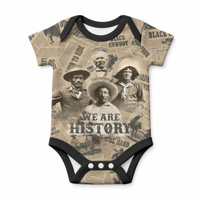 Black Cowboy Baby Onesie Western Rodeo Melanin Black History